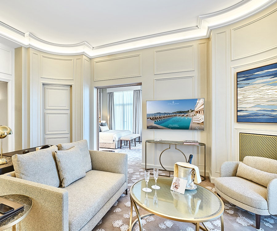 Découvrez la Deluxe Suite Meer à la Réserve de Beaulieu